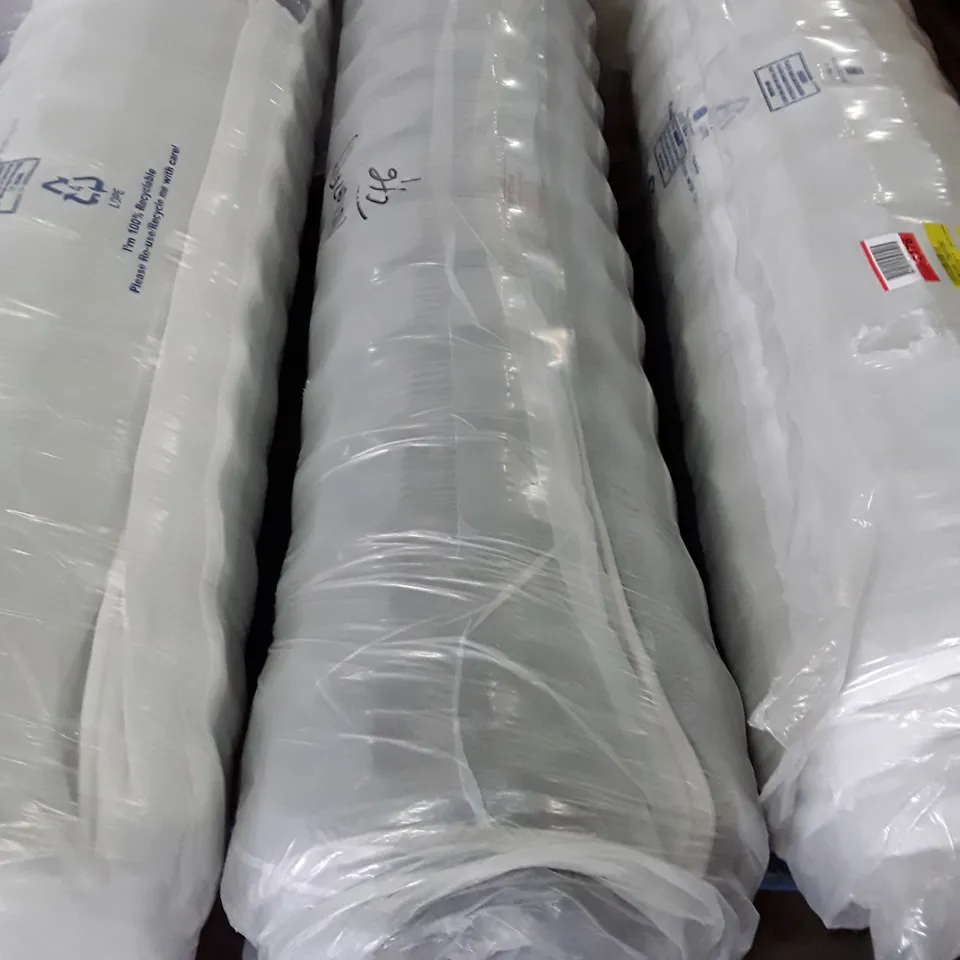 QUALITY BAGGED ROLLED PURE RELIEF MEMORY FOAM 4'6" MATTRESS 