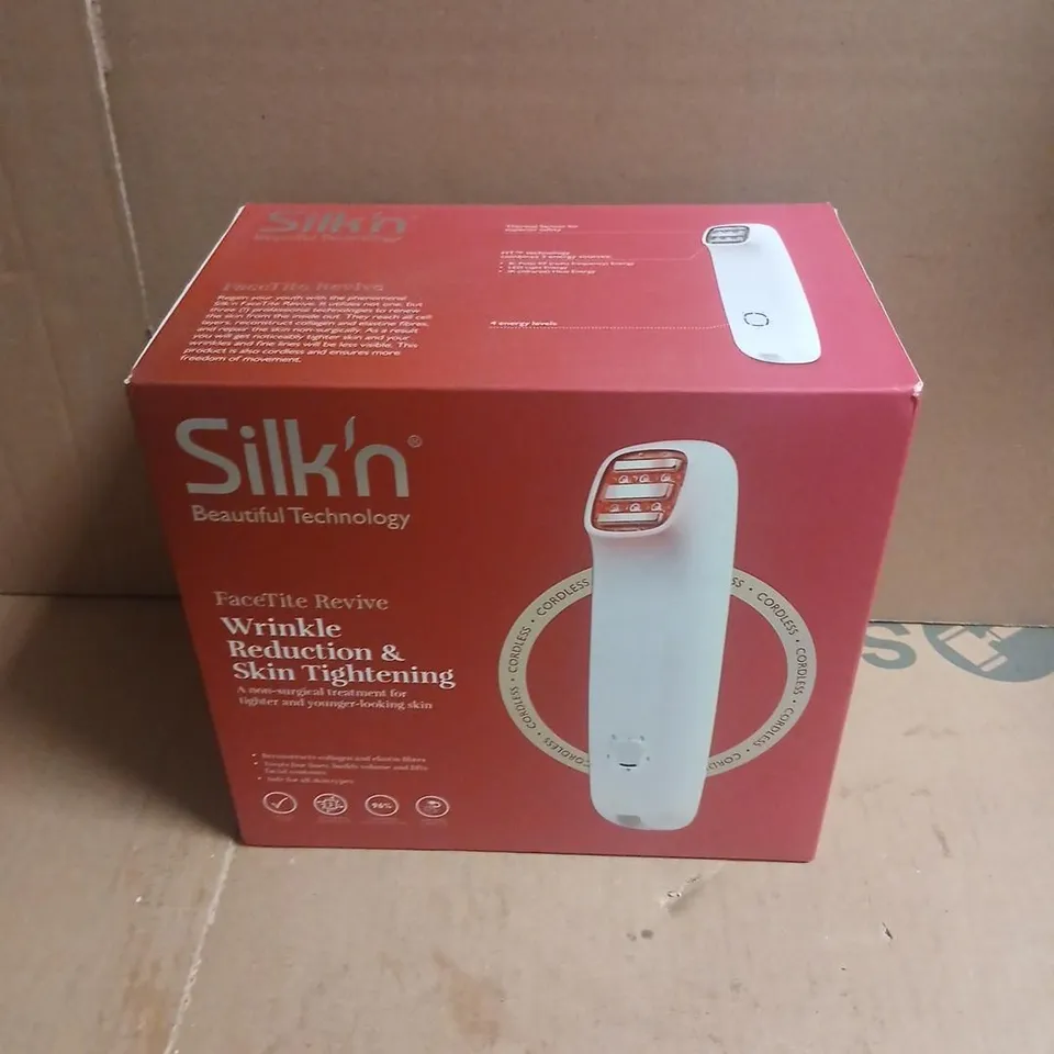 SILK'N FACETILE REVIVE WRINKLE REDUCTION & SKIN TIGHTENING – BOXED