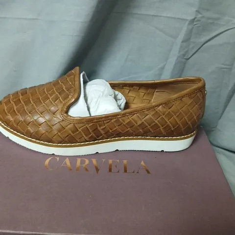 CARVELA MIGHTY TAN LEATHER FLATS (EU 38) LADIES UK 5.5 