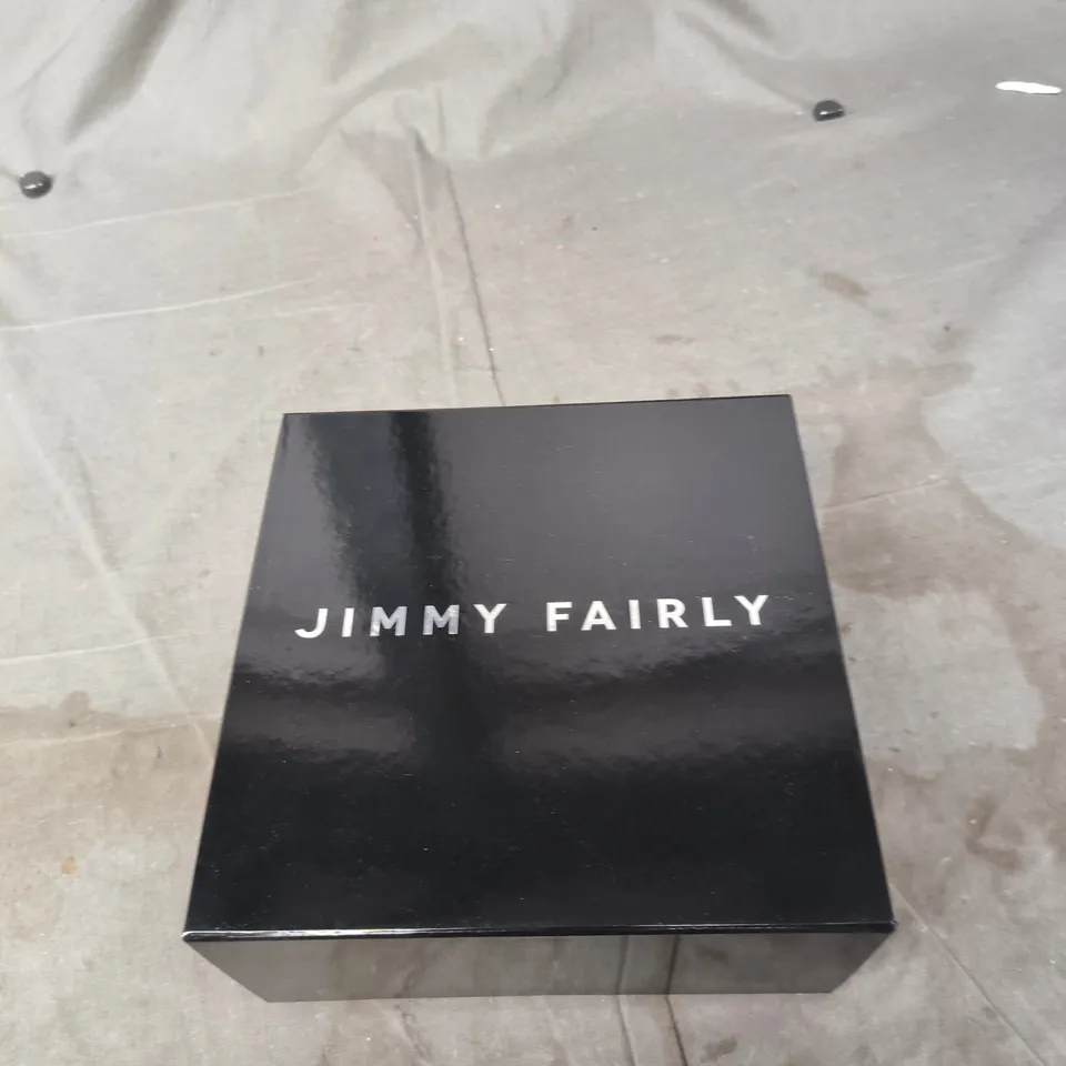 JIMMY FAIRLY ORANGE GOGGLES – WITH BOX AND STRIPED POUCH