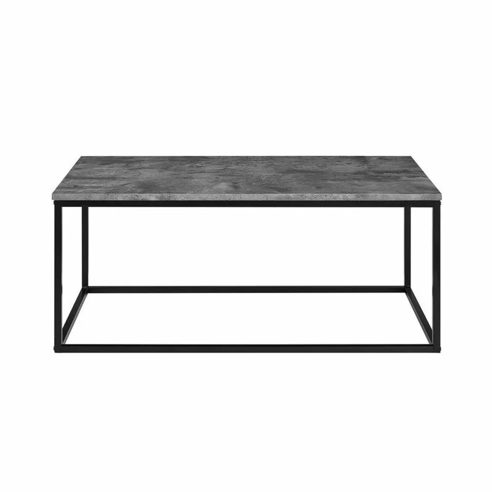 BOXED ANNA COFFEE TABLE FINISH DARK CONCRETE 