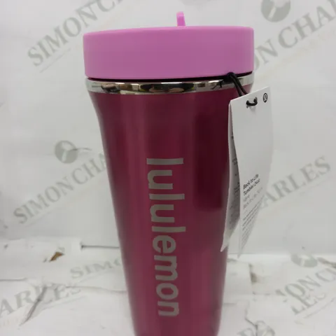 LULULEMON BACK TO LIFE TUMBLER 24OZ IN PINK