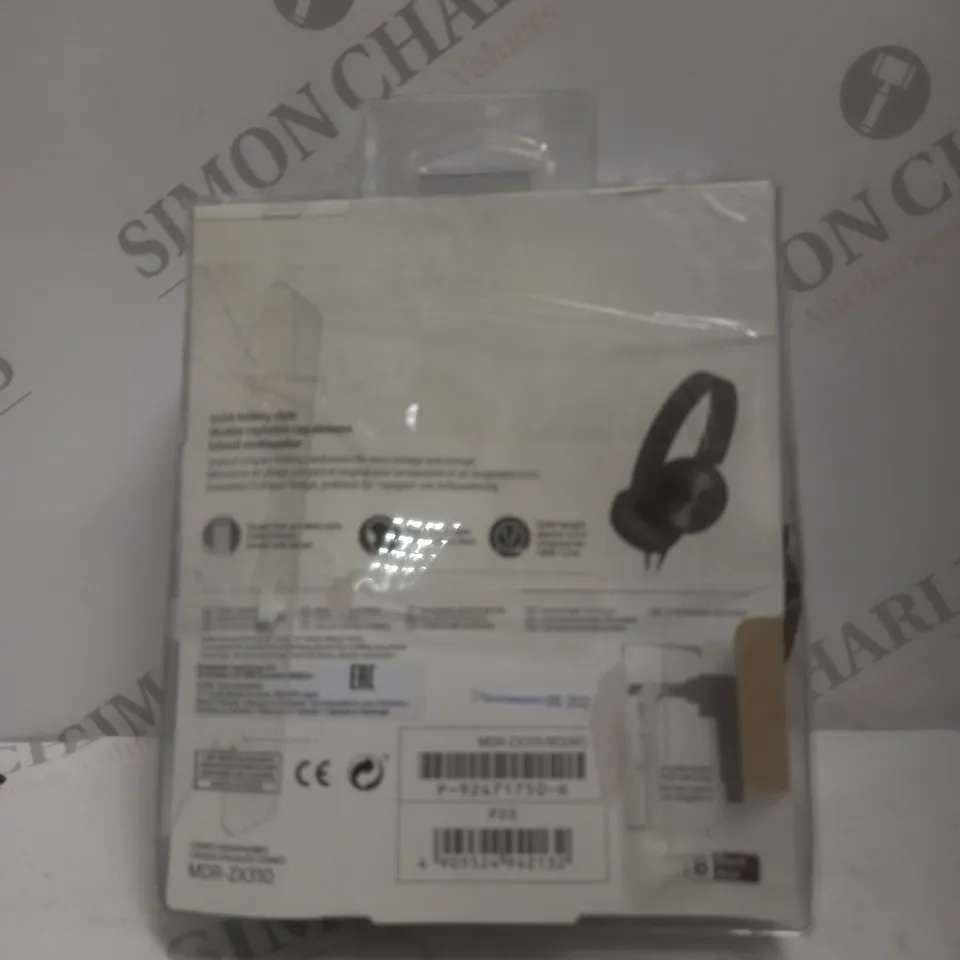 BOXED SONY MDR-ZX310 HEADPHONE, BLACK