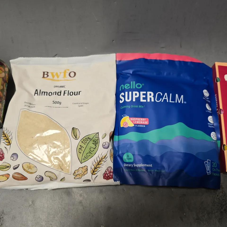 APPROXIMATELY 13 ASSORTED FOOD ITEMS TO INCLUDE - MORRISONS MIXED BEANS  , NELLO SUPER CALM , SIMPLY COOK SAUSAGE & FENNEL PASTA ETC