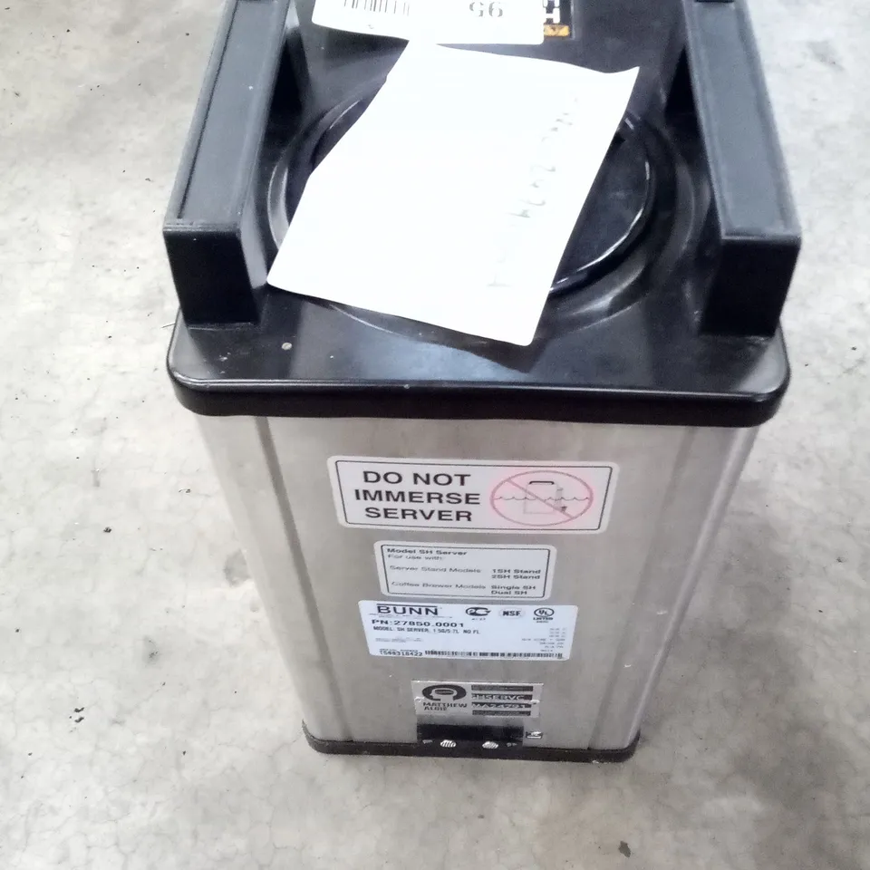 BUNN-O-MATIC COFFEE DISPENSER 