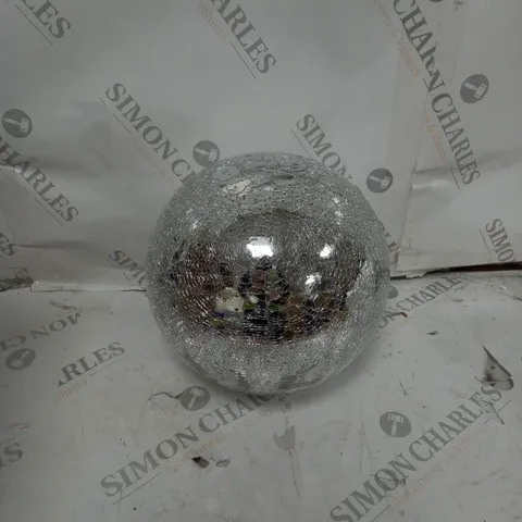 20CM BATTERY OPERATED LIT CRACKLE EFFECT BALL