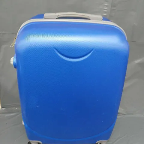 WHEELED TRAVEL SUITCASE IN BLUE