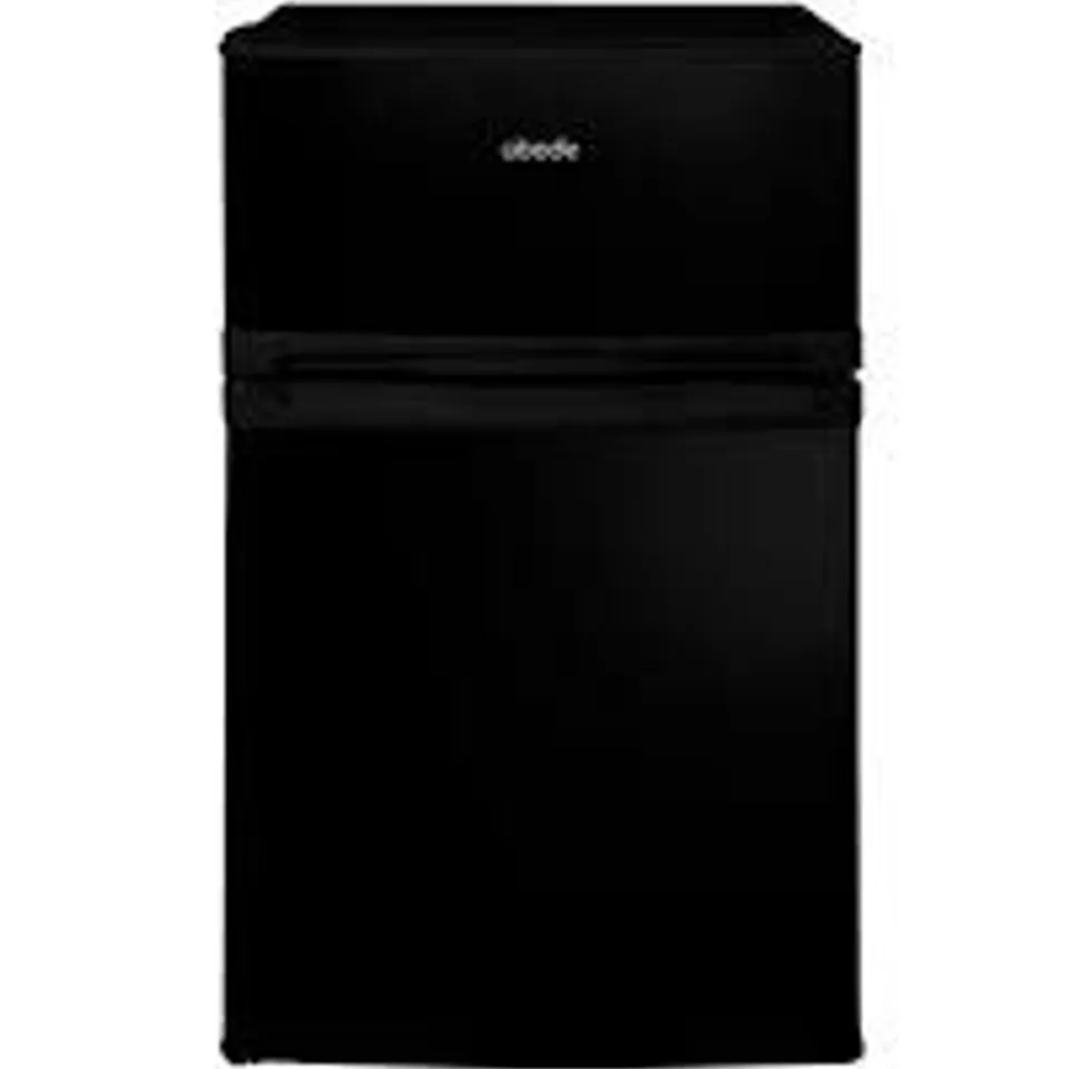 BOXED ABODE A85UCFF482E1B 85L UNDER COUNTER FRIDGE FREEZER BLACK