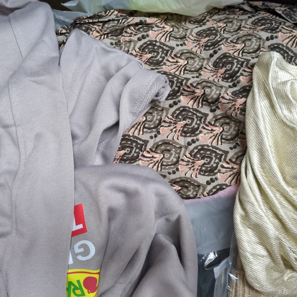 APPROXIMATELY 20 ASSORTED CLOTHING AND FASHION PRODUCTS IN VARIOUS STYLES AND SIZES - COLLECTION ONLY