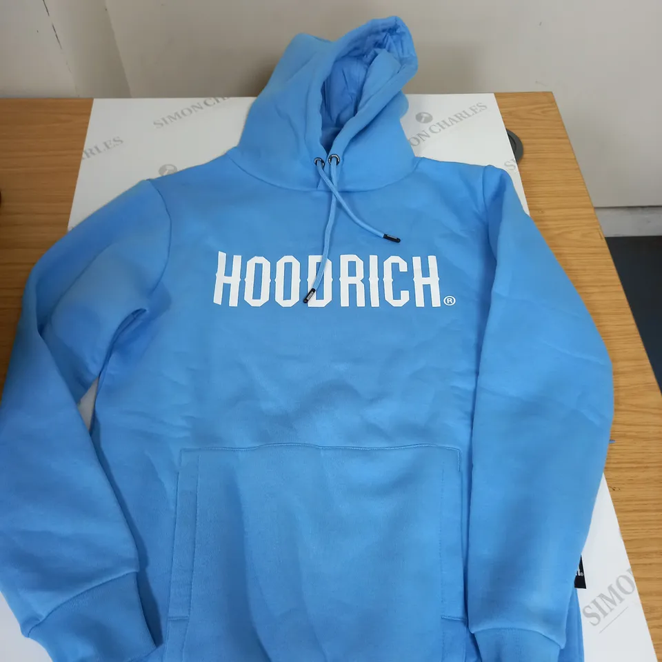 HOOD RICH LIGHT BLUE HOODIE - S