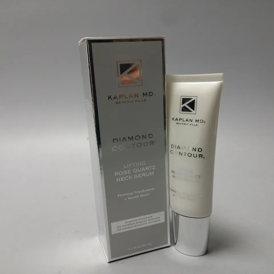 BOXED KAPLAN DIAMOND CONTOUR LIFTING ROSE QUARTZ NECK SERUM (50ml)