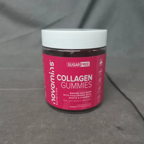 NOVOMINS COLLAGEN GUMMIES (60 PEACH FLAVOURED GUMMIES)