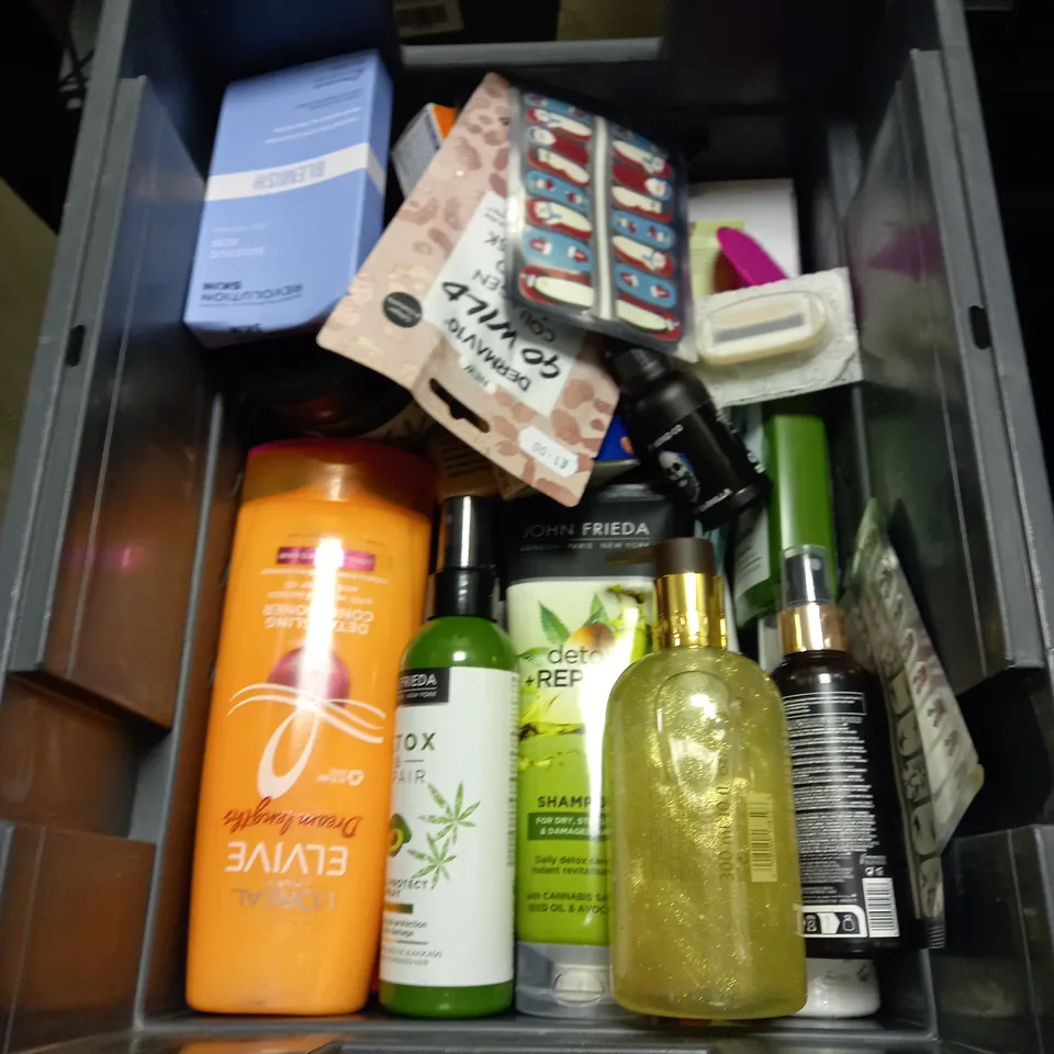 LOT OF HOUSEHOLD ITEMS TO INCLUDE HAPPY GOO ESSENTIAL OIL , ETC