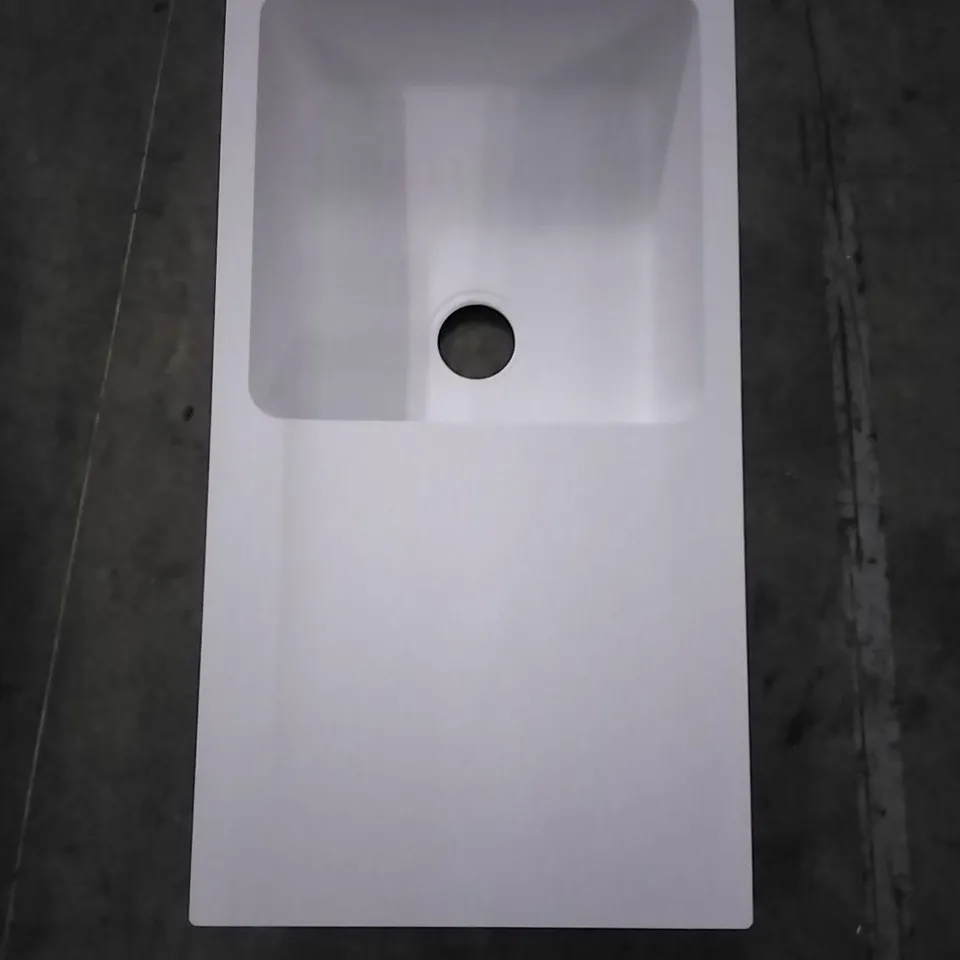FRANKE 1 SINK + 1 DRAINER SINK WHITE SIZE: 94CM X 51CM 