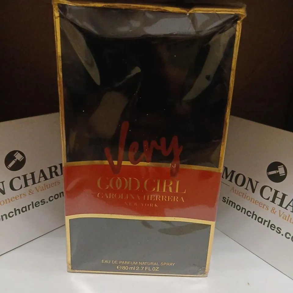 BOXED AND SEALED CAROLINA HERRERA VERY GOOD GIRL EAU DE PARFUM 80ML