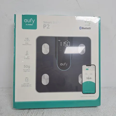 SEALED EUFY SMART ELECTRONIC SCALE P2 - BLACK
