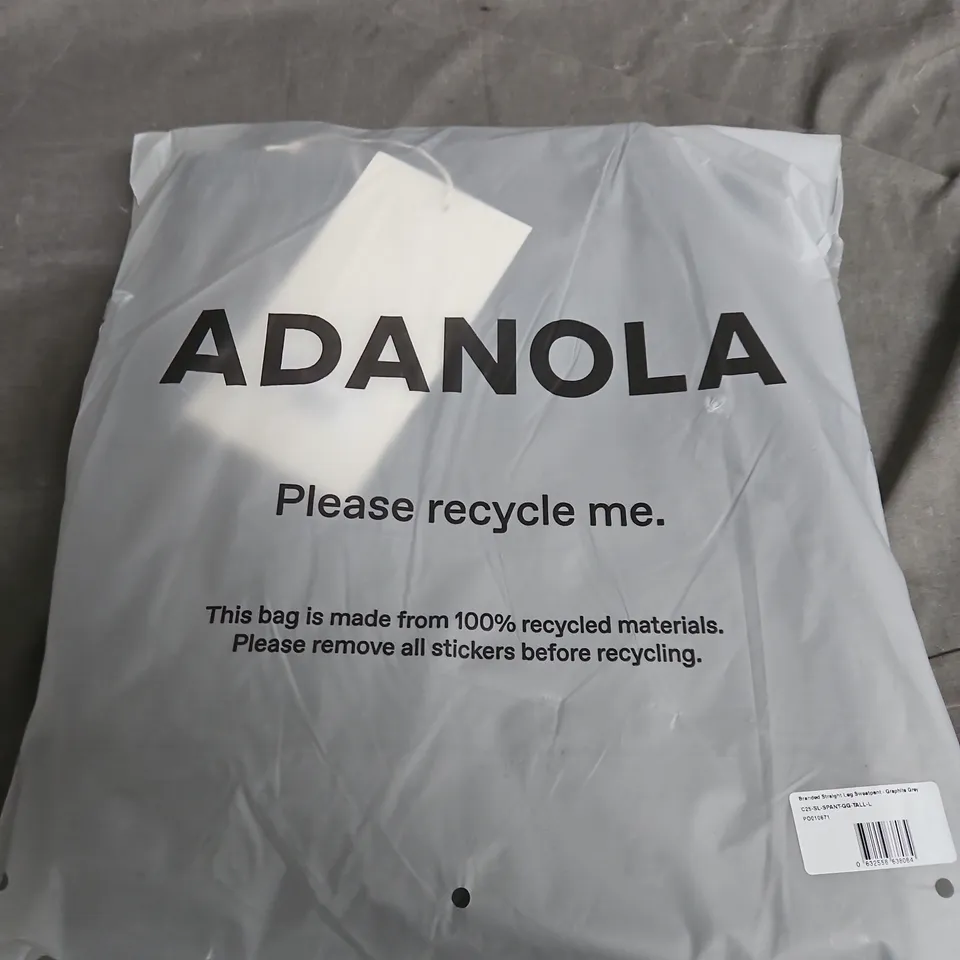 ADANOLA BRANDED STRAIGHT LEG SWEATPANTS – GRAPHITE GREY, TALL-L