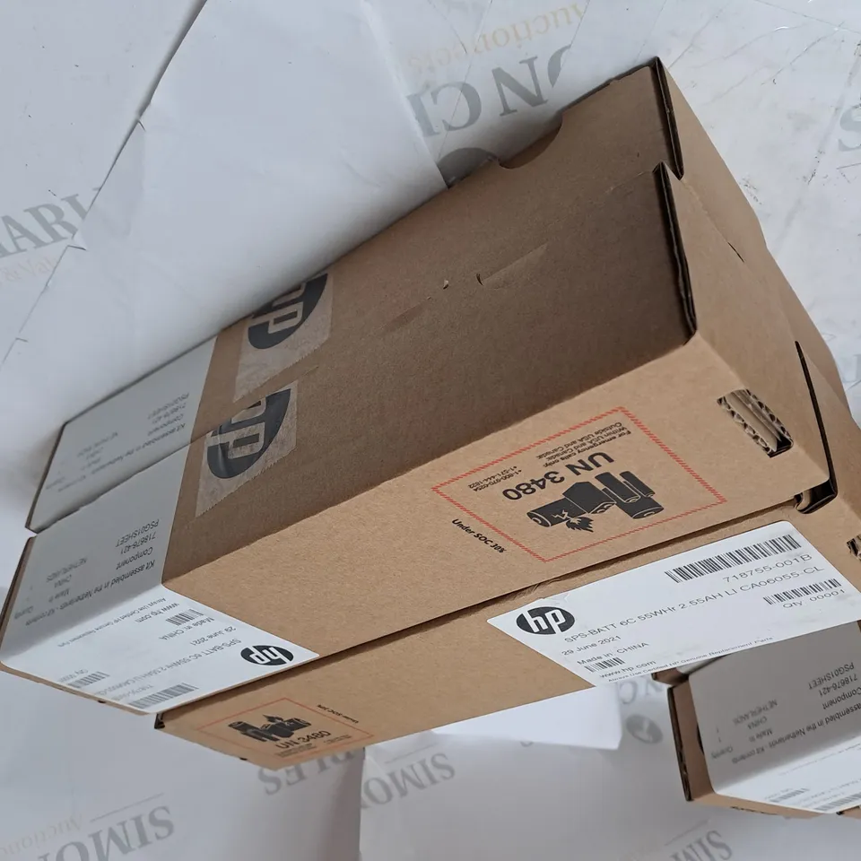 FOUR BRAND NEW BOXED HP LAPTOP RECHARGABLE BATTERIES 6C 55WHR 2.55AH LI CA06055-CL