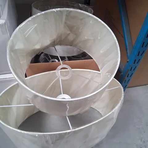 APPROXIMATELY 19 ASSORTED LAMP SHADES