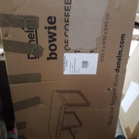 BOXED BOWIE NEST OF COFFEE TABLES UMBER 1 BOX