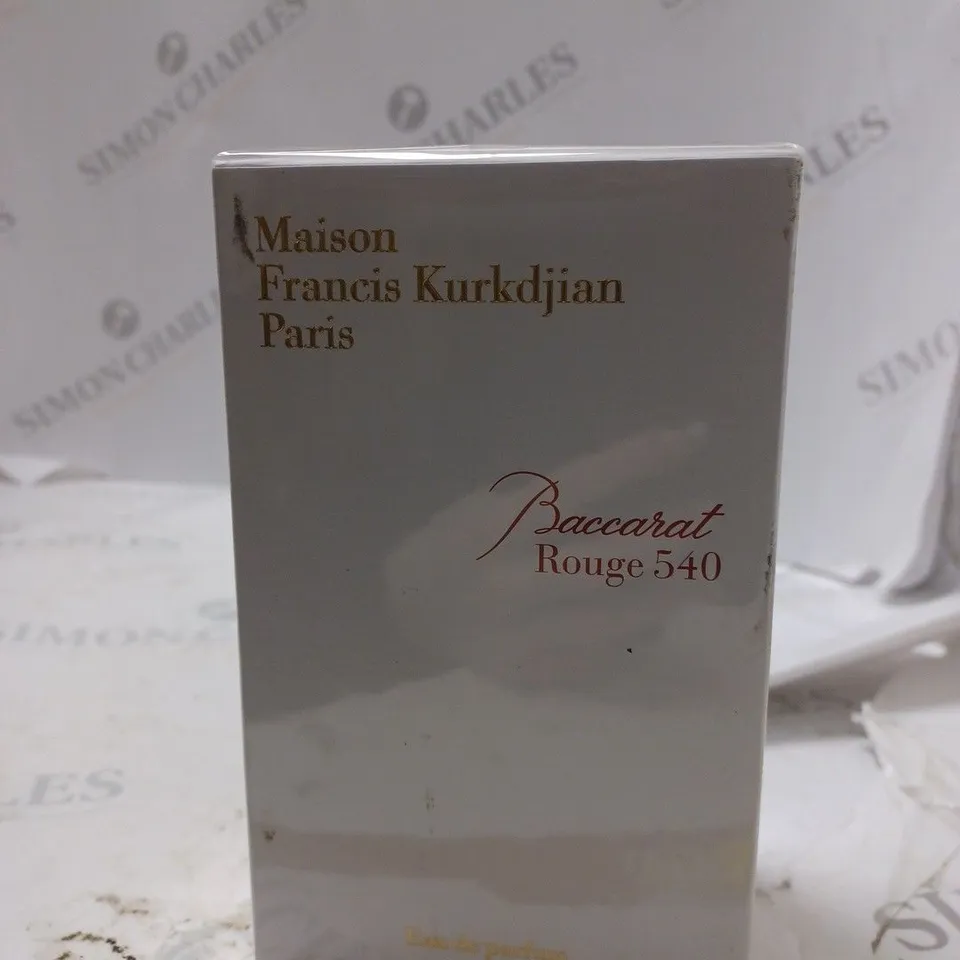 BOXED AND SEALED BACCARAT ROUGE 540 MAISON FRANCIS KURKDJAN PARIS EAU DE PARFUM 70ML