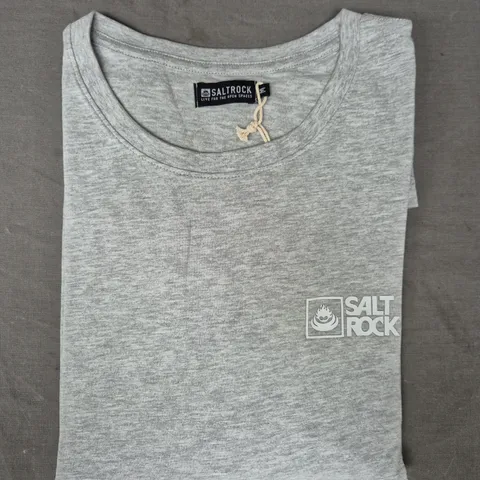 SALTROCK T-SHIRT IN GREY SIZE MEDIUM