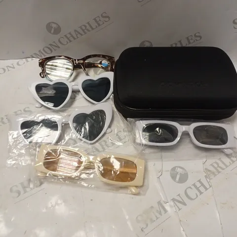 APPROXIMATELY 30 ASSORTED GALSSES AND SUN GLASSES