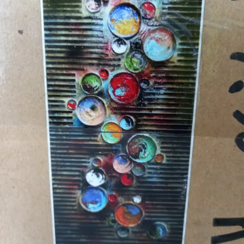 BOXED HOME ESSANCE PAINT POTS ABSTRACT 2 PIECE GRAPHIC ART ON CANVAS SET