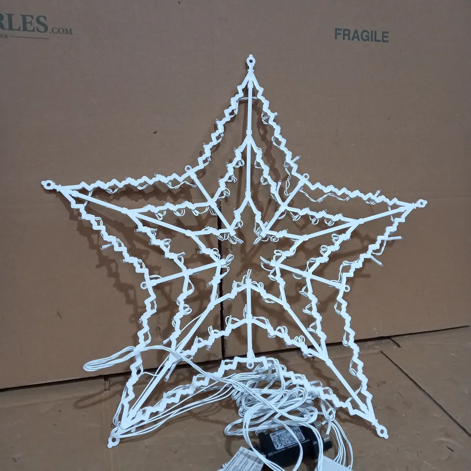 FESTIVE MAGIC FLASHING FAIRY LIGHT STAR 