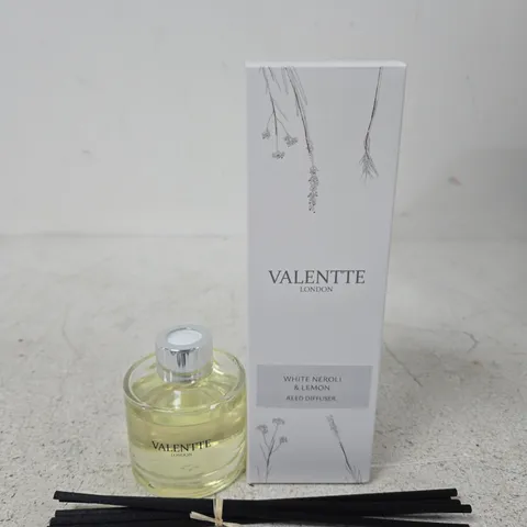 VALENTTE LONDON WHITE NEROLI & LEMON REED DIFFUSER