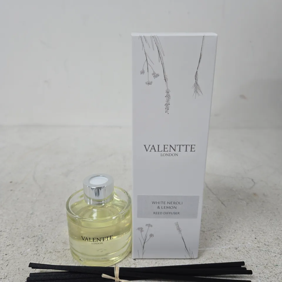 VALENTTE LONDON WHITE NEROLI & LEMON REED DIFFUSER