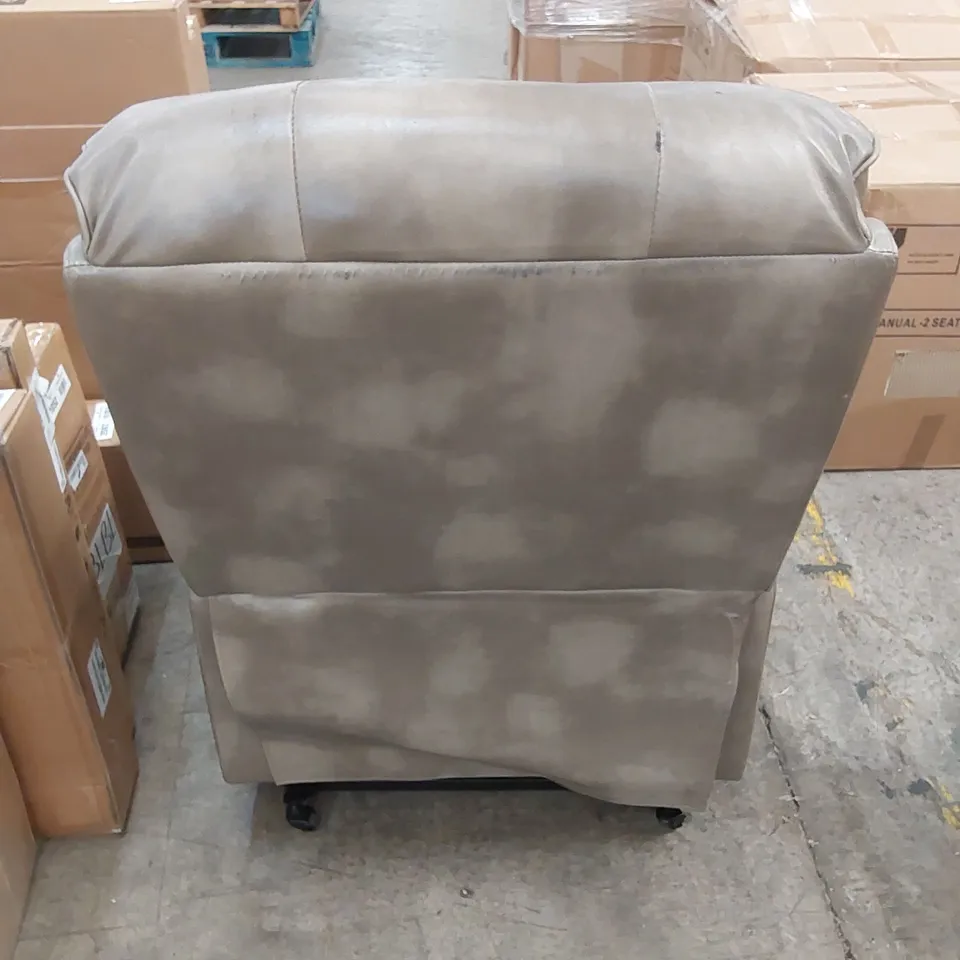 DESIGNER FAUX LEATHER ELECTRIC RECLINER CHAIR 