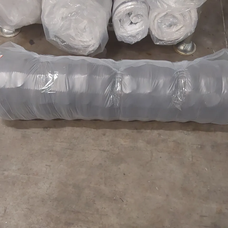 QUALITY BAGGED AND ROLLED DUHART OPEN COIL MATTRESS - 4'6 DOUBLE
