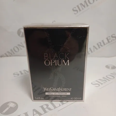 BOXED AND SEALED YVES SAINT LAURENT BLACK OPIUM EAU DE PARFUM SPRAY 50ML