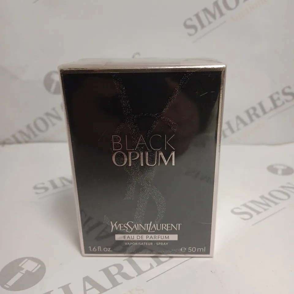 BOXED AND SEALED YVES SAINT LAURENT BLACK OPIUM EAU DE PARFUM SPRAY 50ML