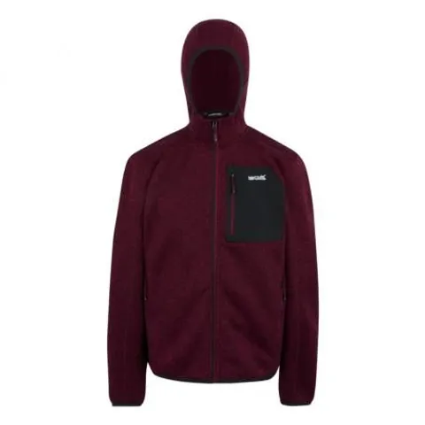 BRAND NEW REGATTA GREAT OUTDOORS RMA673 | HERREN HODDED FLEECE JACKE - HOODEDNEWHILL SIZE 3XL