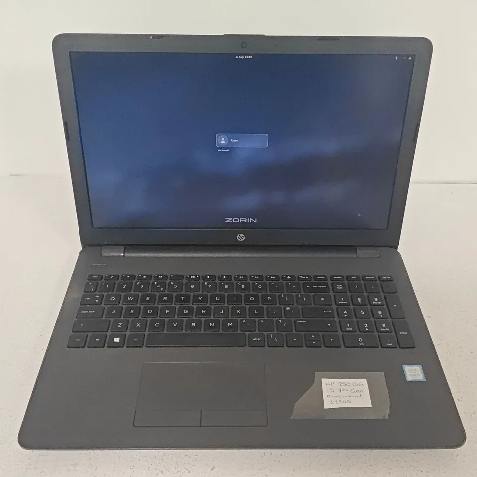 UNBOXED HP 250 G6 I-5 7TH GEN LAPTOP IN BLACK