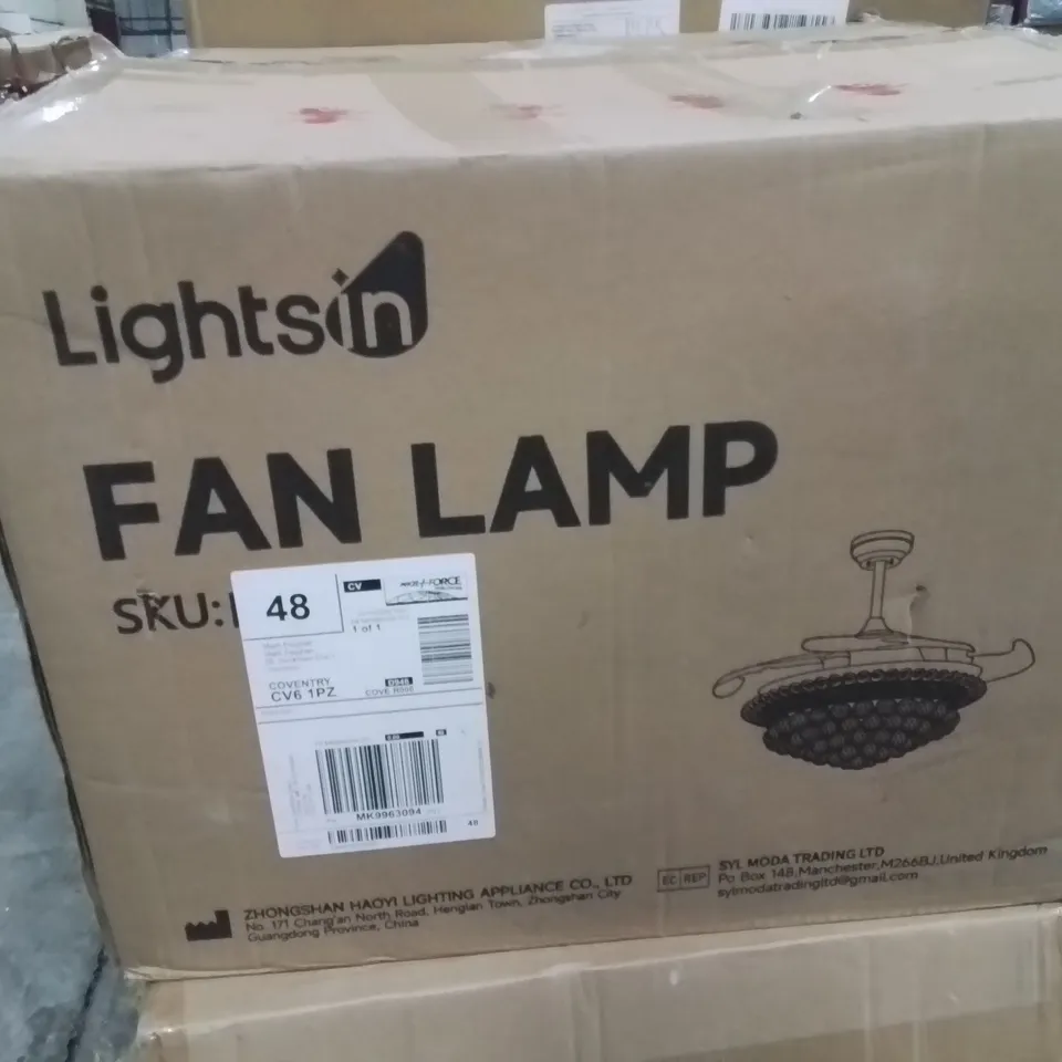 BOXED FAN LAMP
