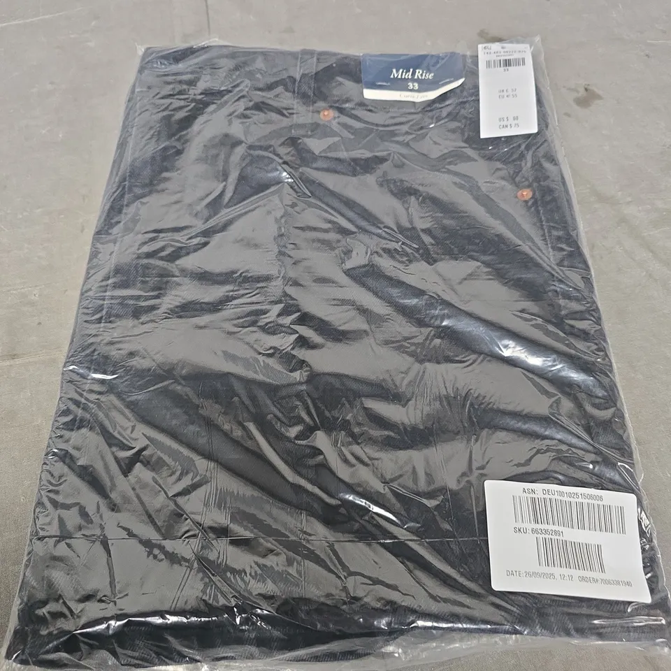 ABERCROMBIE & FITCH WOMEN'S MID RISE JEANS – CURVE LOVE, INSEAM 33