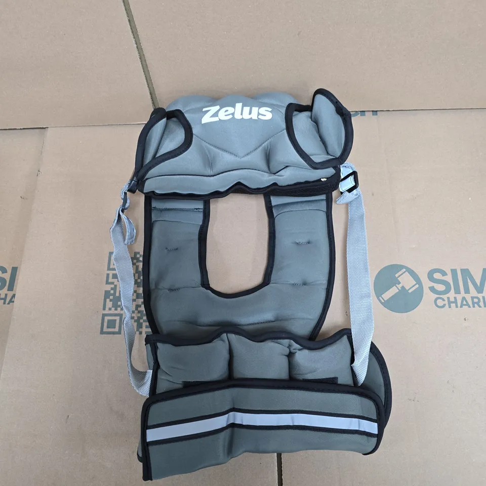 ZELUS ADJUSTABLE WEIGHTED VEST 5–9 KG, GREY