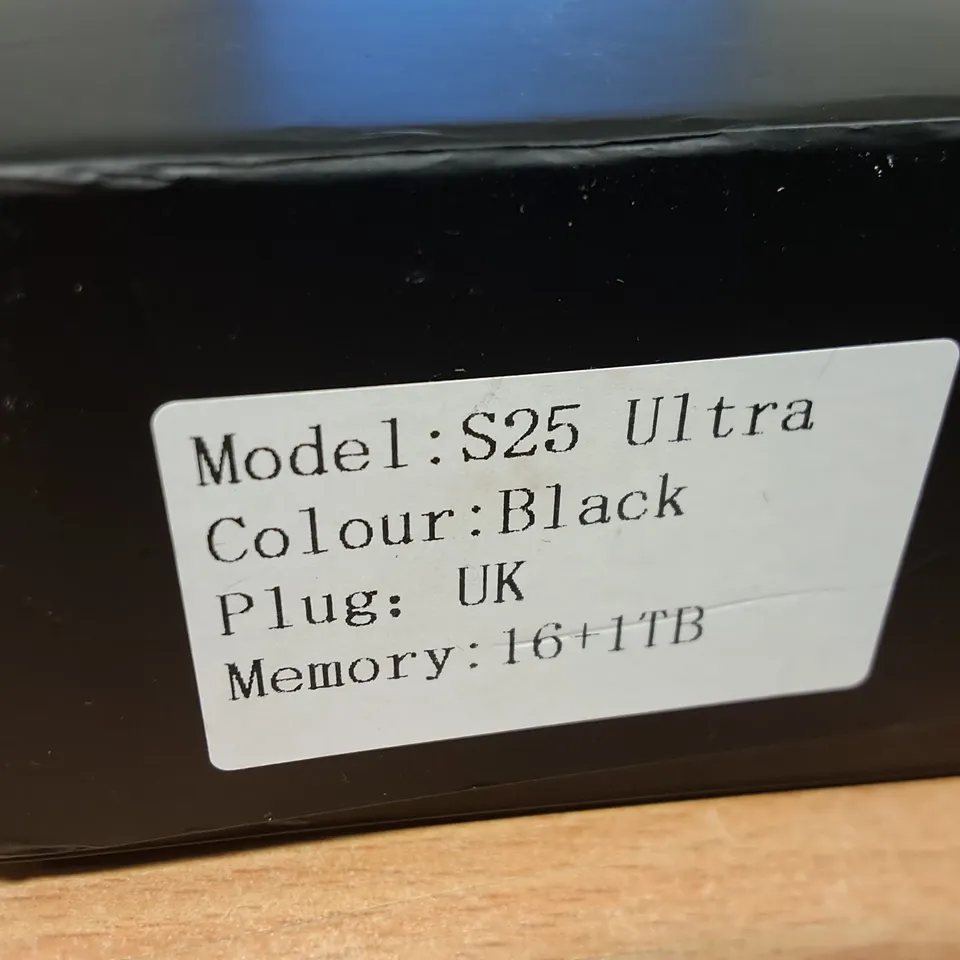 BOXED ALPS S25 ULTRA 16GB MOBILE PHONE IN BLACK