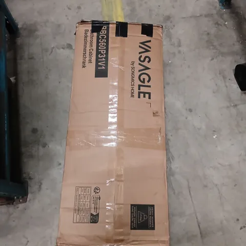 VASAGLE TALL BATHROOM CABINET, SLIM STORAGE CABINET, NARROW CUPBOARD, BATHROOM STORAGE UNIT, WITH A DRAWER, ADJUSTABLE SHELVES, 30 X 30 X 170 CM, WHITE BBC560P31