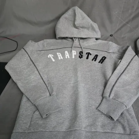TRAPSTAR GREY HOODIE SIZE S 