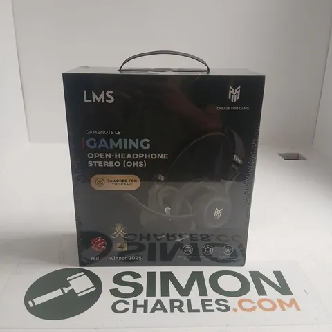 BOXED LMS GAMENOTE LS-1 GAMING OPEN-HEADPHONE STEREO (OHS)