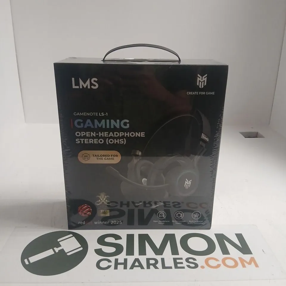 BOXED LMS GAMENOTE LS-1 GAMING OPEN-HEADPHONE STEREO (OHS)