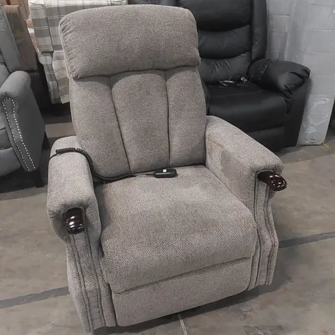 DESIGNER FABRIC UPHOLSTERED ELECTRIC MECHANISM EASY CHAIR 