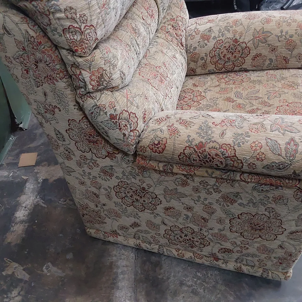 QUALITY BRITISH DESIGNER G PLAN MALVERN EASY CHAIR CONISTON ANTIQUE FABRIC