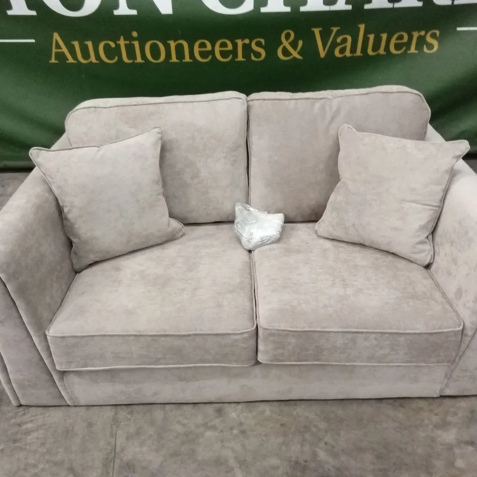 MESSINA 2 SEATER STANDARD BACK FABRIC SOFA RRP £599