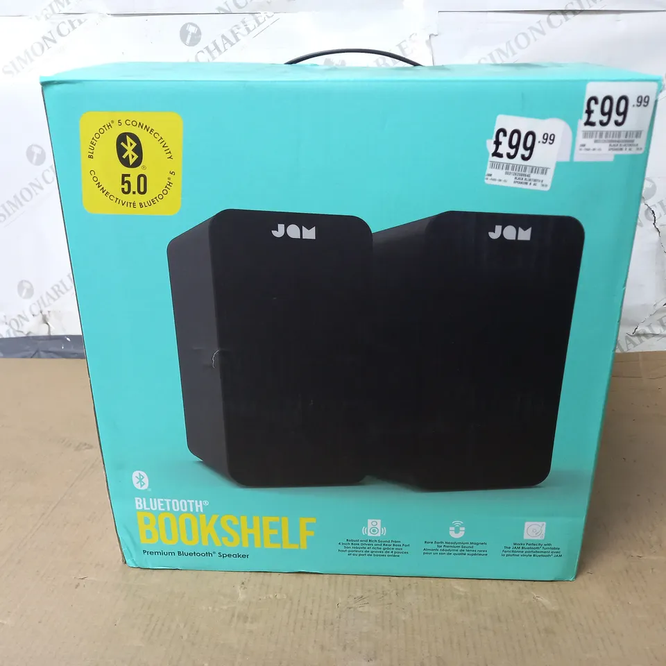 BOXED JAM BLUETOOTH BOOKSHELF SPEAKER