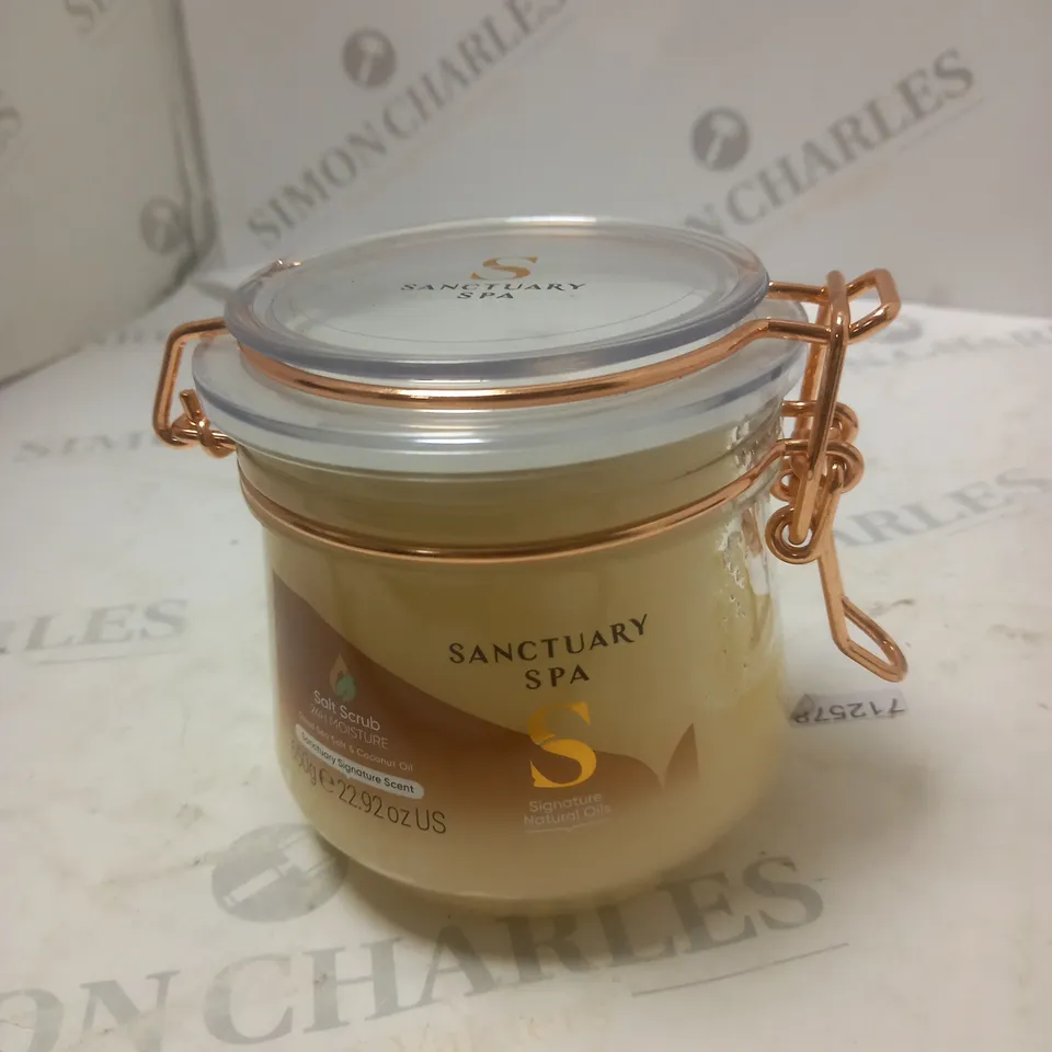 SANCTUARY SPA SIGNATURE NATURAL OILS SALT SCRUB 650G